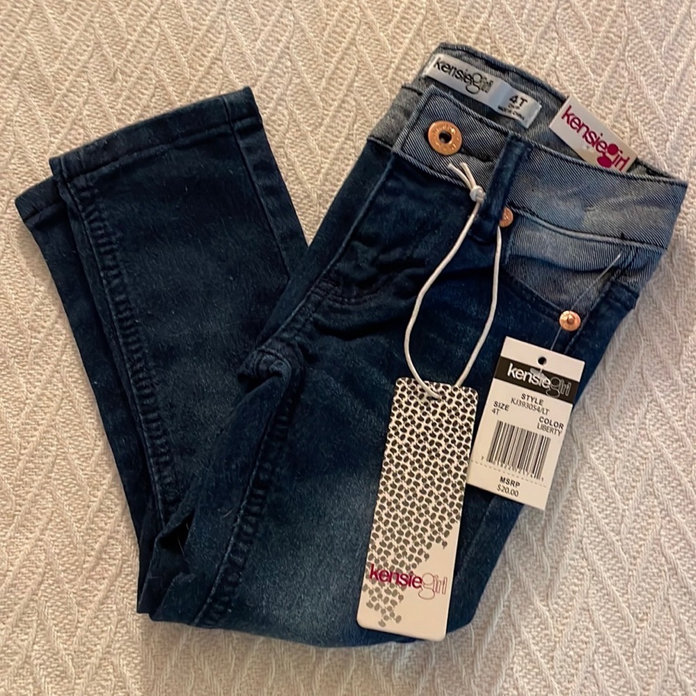 NWT Kensie girl jeans size 4T